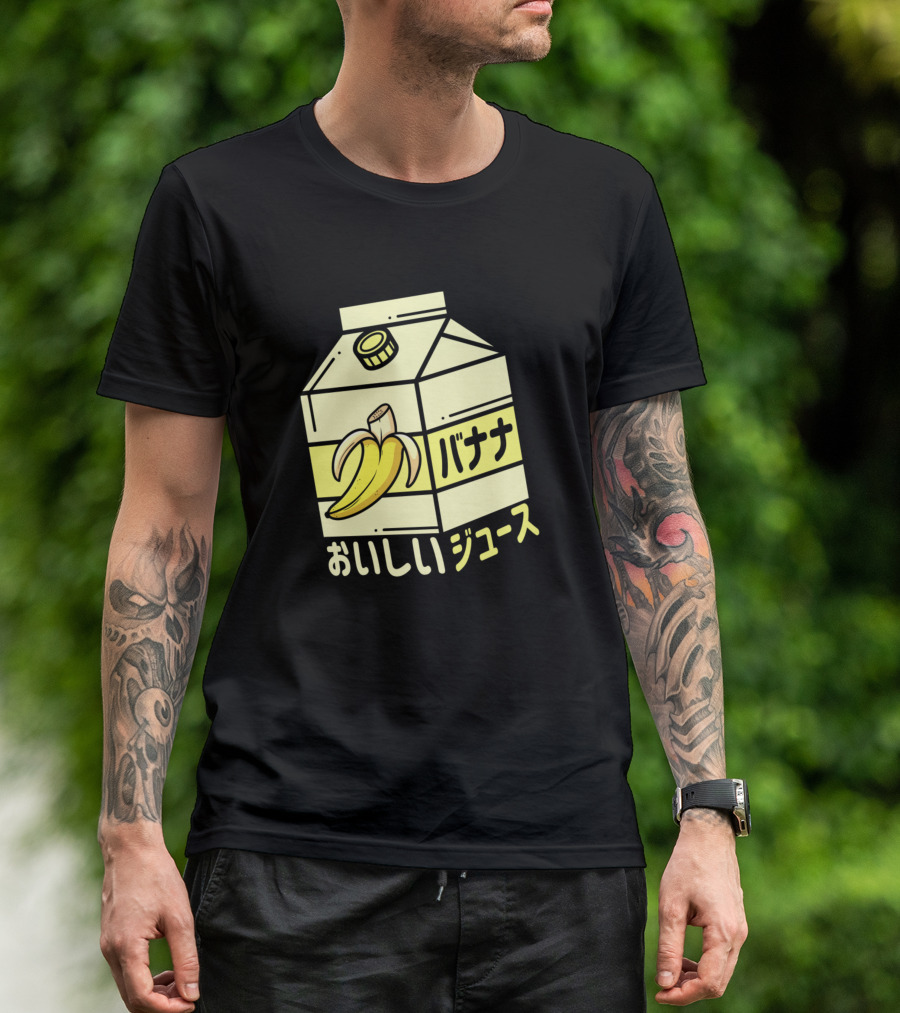 Banana Japanese Lemonade Aesthetic T-Shirt