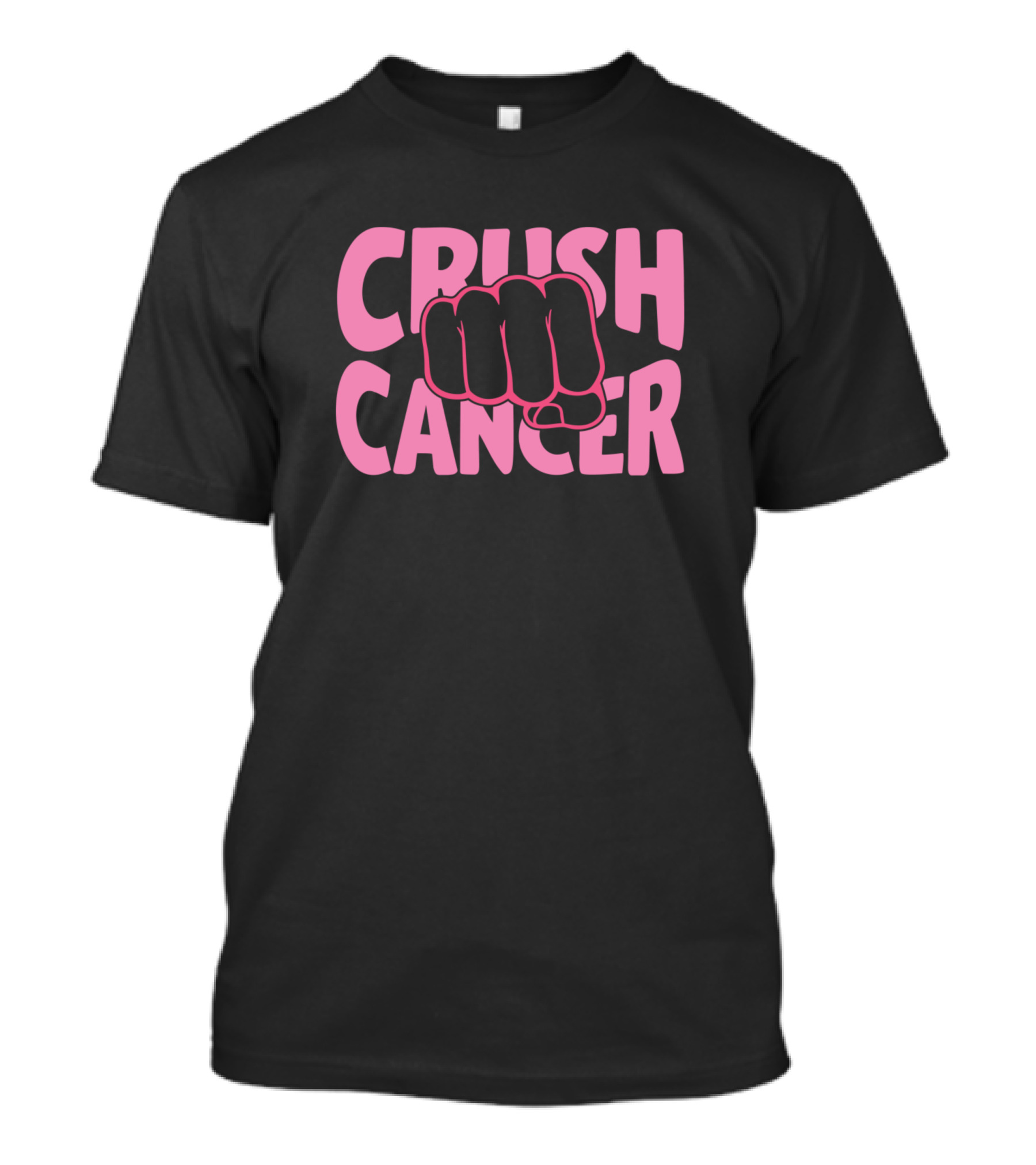Crush Cancer Pink Fist Empowerment T-Shirt
