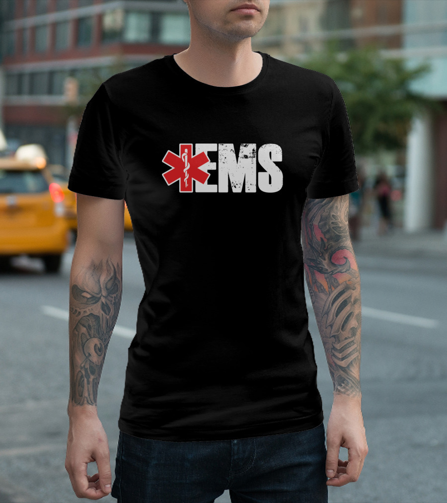 EMS Paramedic Caduceus EMT Doctor Nurse Medicine Star Of Life T-Shirt