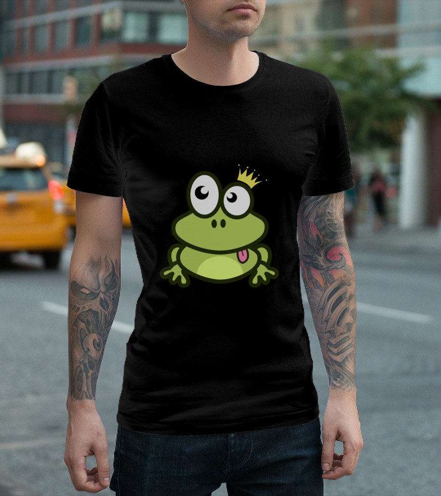 My Prince Is A Frog With Crown T-Shirt