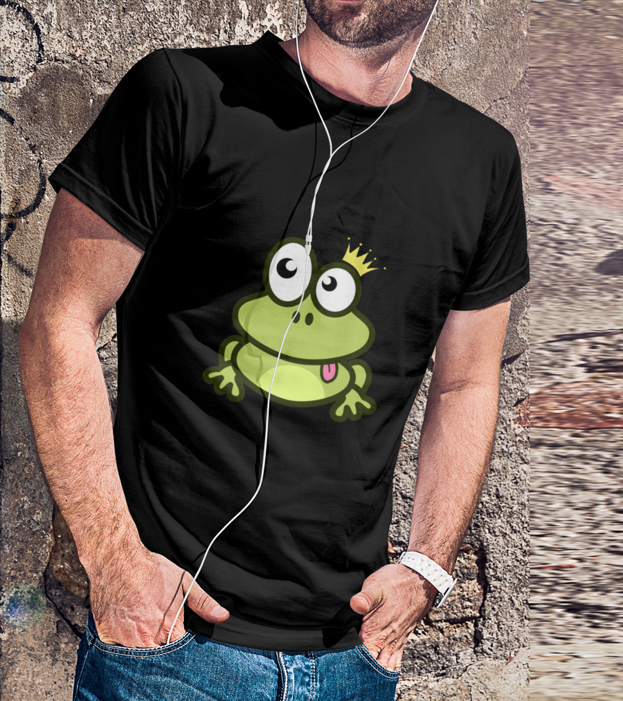 My Prince Is A Frog With Crown T-Shirt