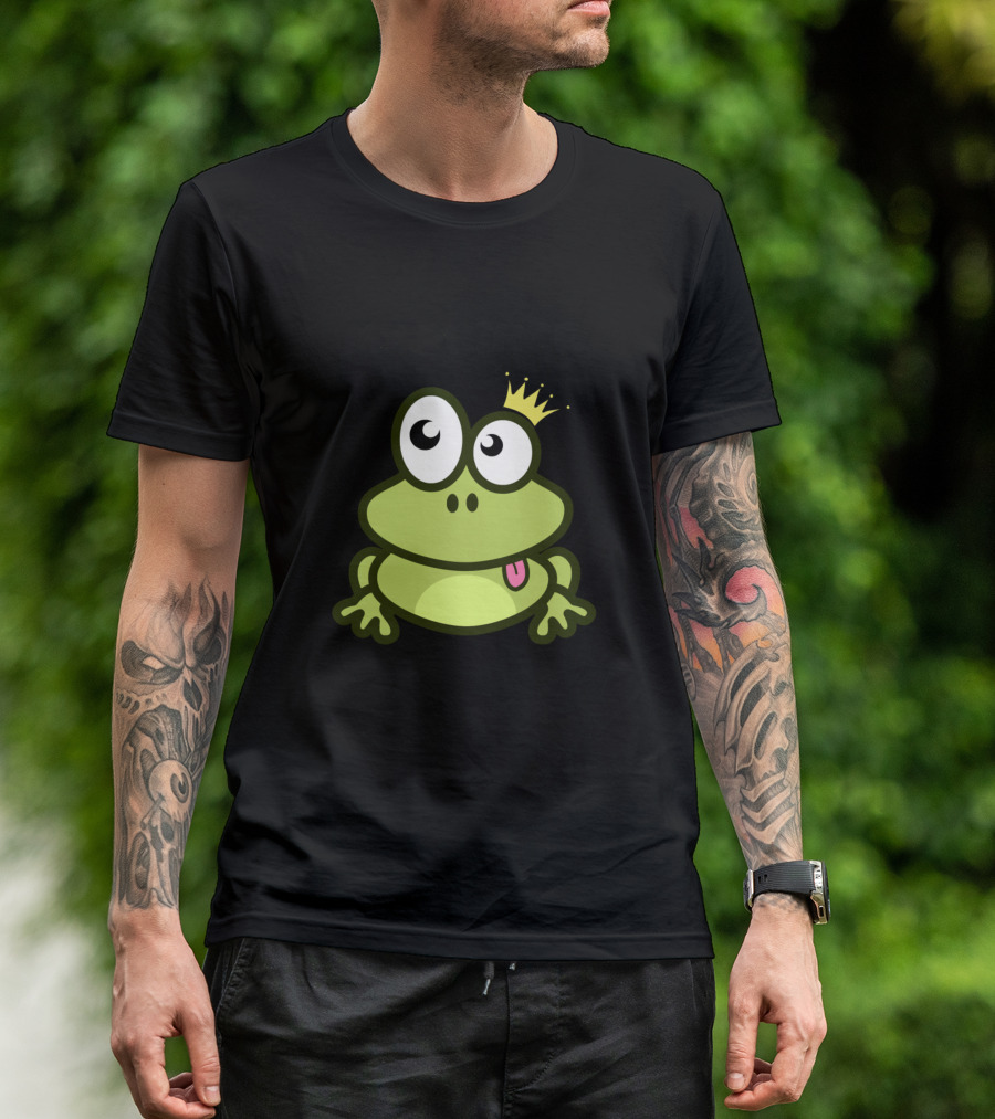 My Prince Is A Frog With Crown T-Shirt