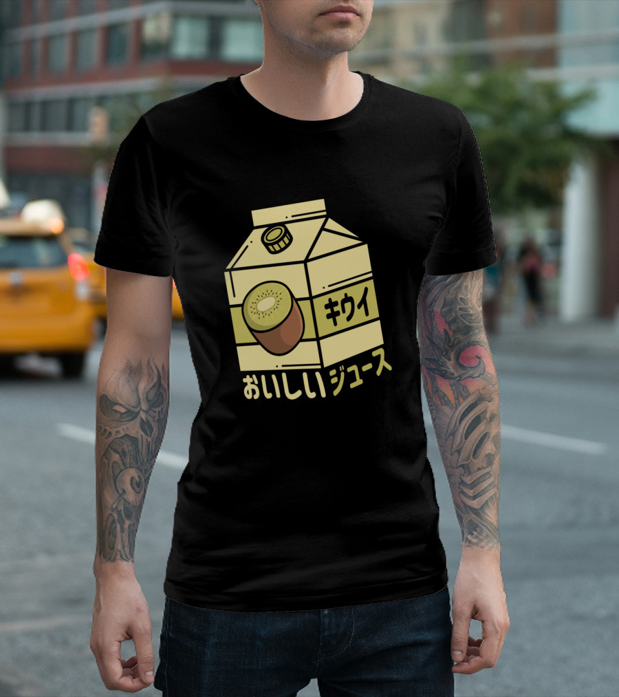 Kiwi Japanese Aesthetic T-Shirt