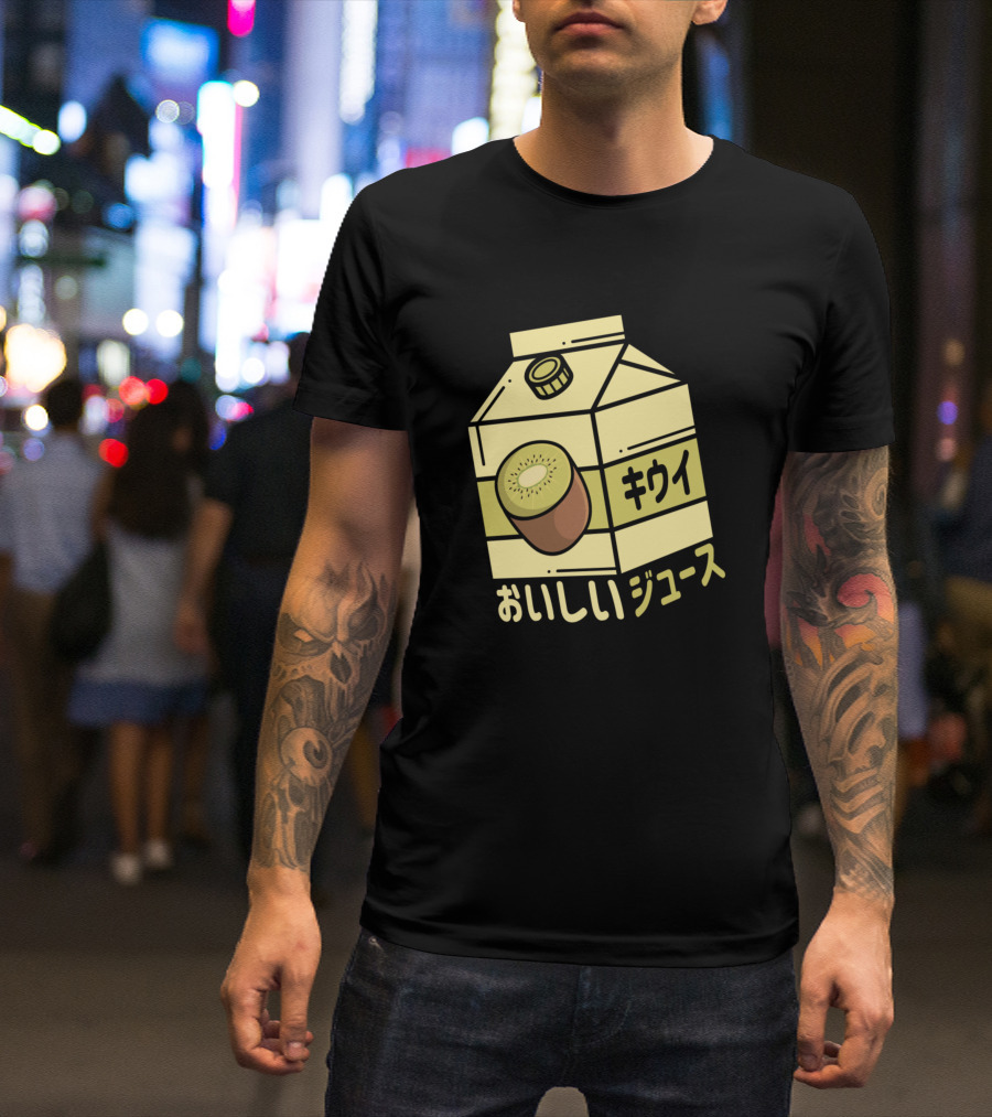 Kiwi Japanese Aesthetic T-Shirt
