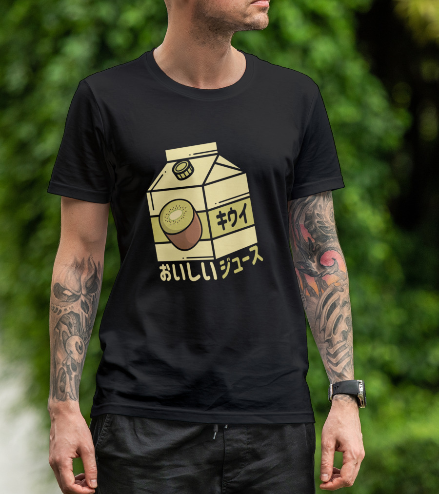 Kiwi Japanese Aesthetic T-Shirt