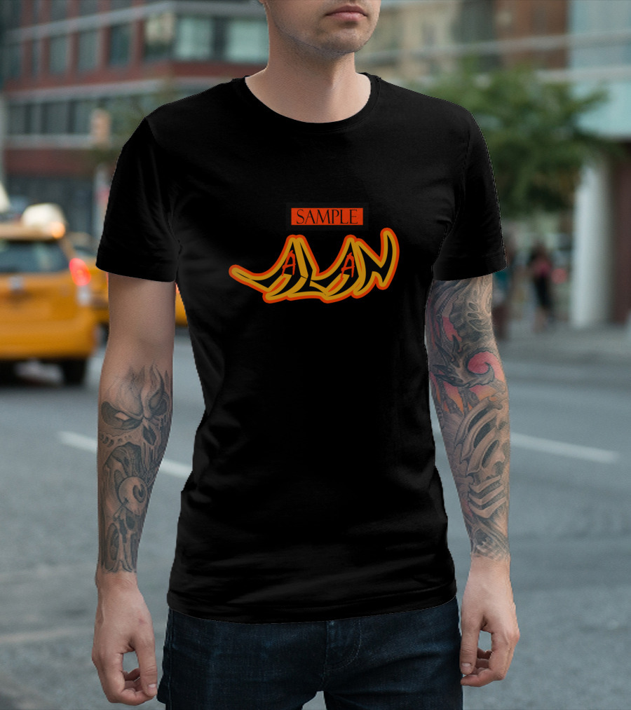 SAMPLE ALAN 90s Neon T-Shirt