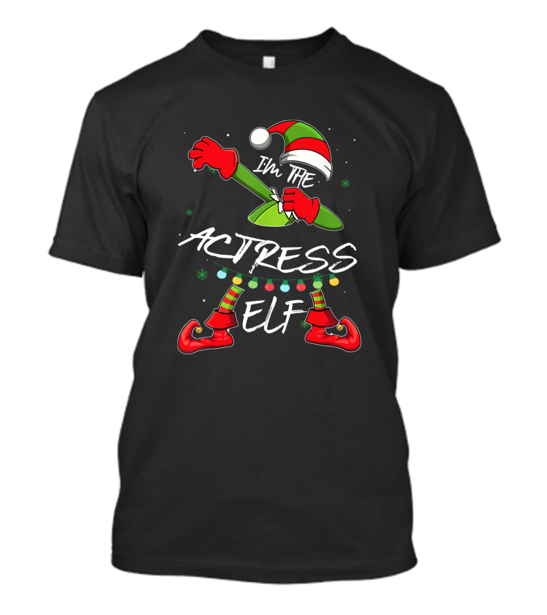 I'm The Actress Elf Christmas Dab T-Shirt