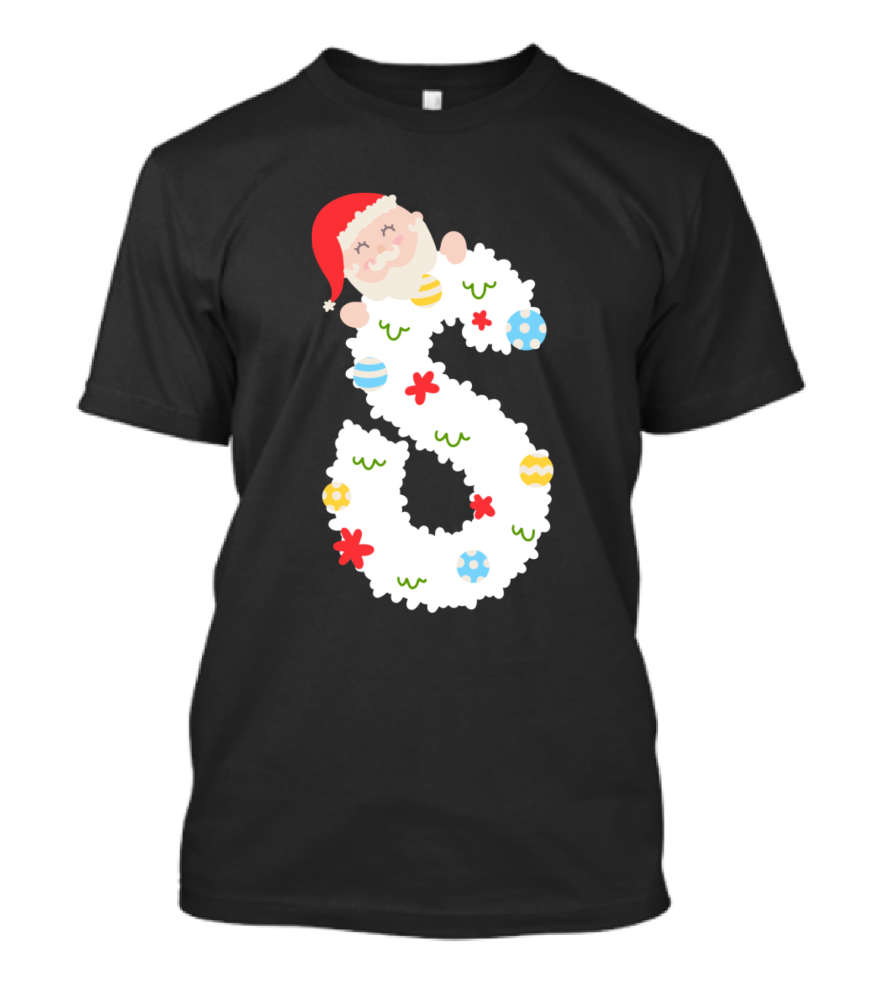 Santa Claus Festive Christmas 'S' T-Shirt