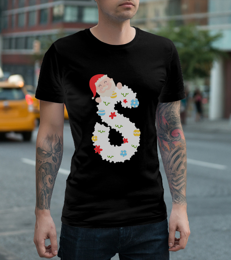 Santa Claus Festive Christmas 'S' T-Shirt