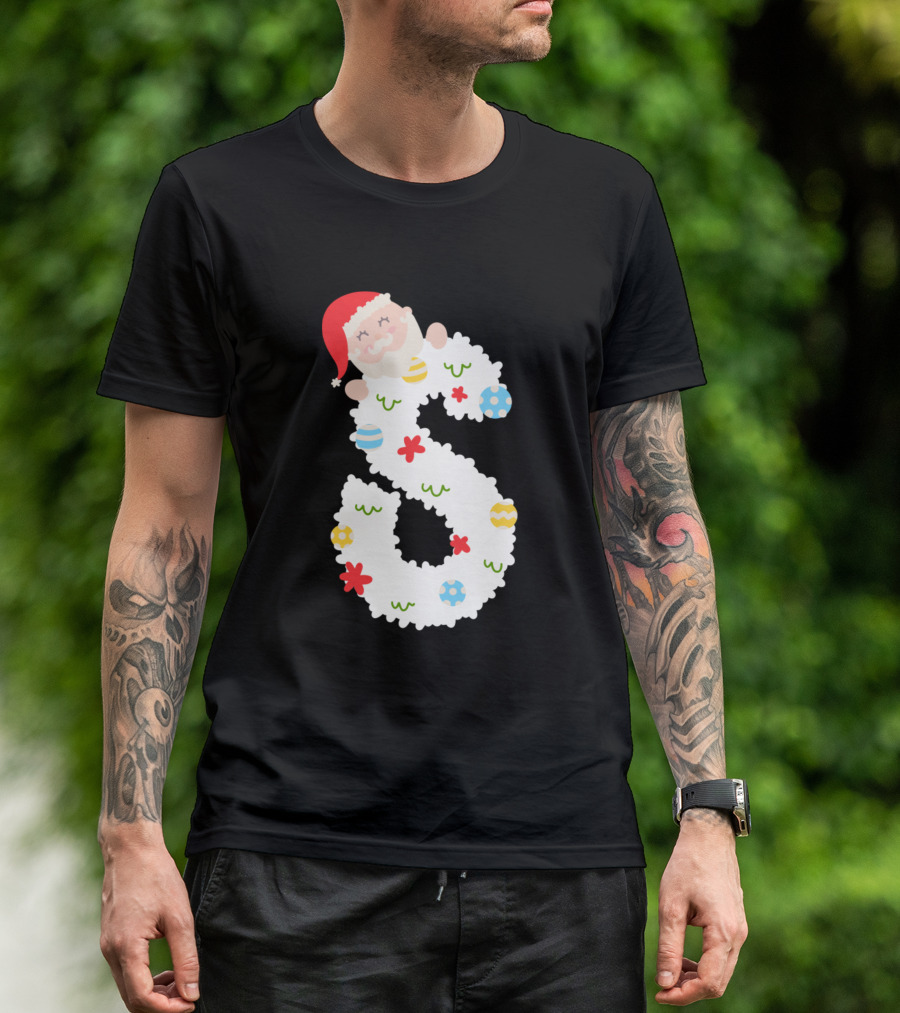 Santa Claus Festive Christmas 'S' T-Shirt