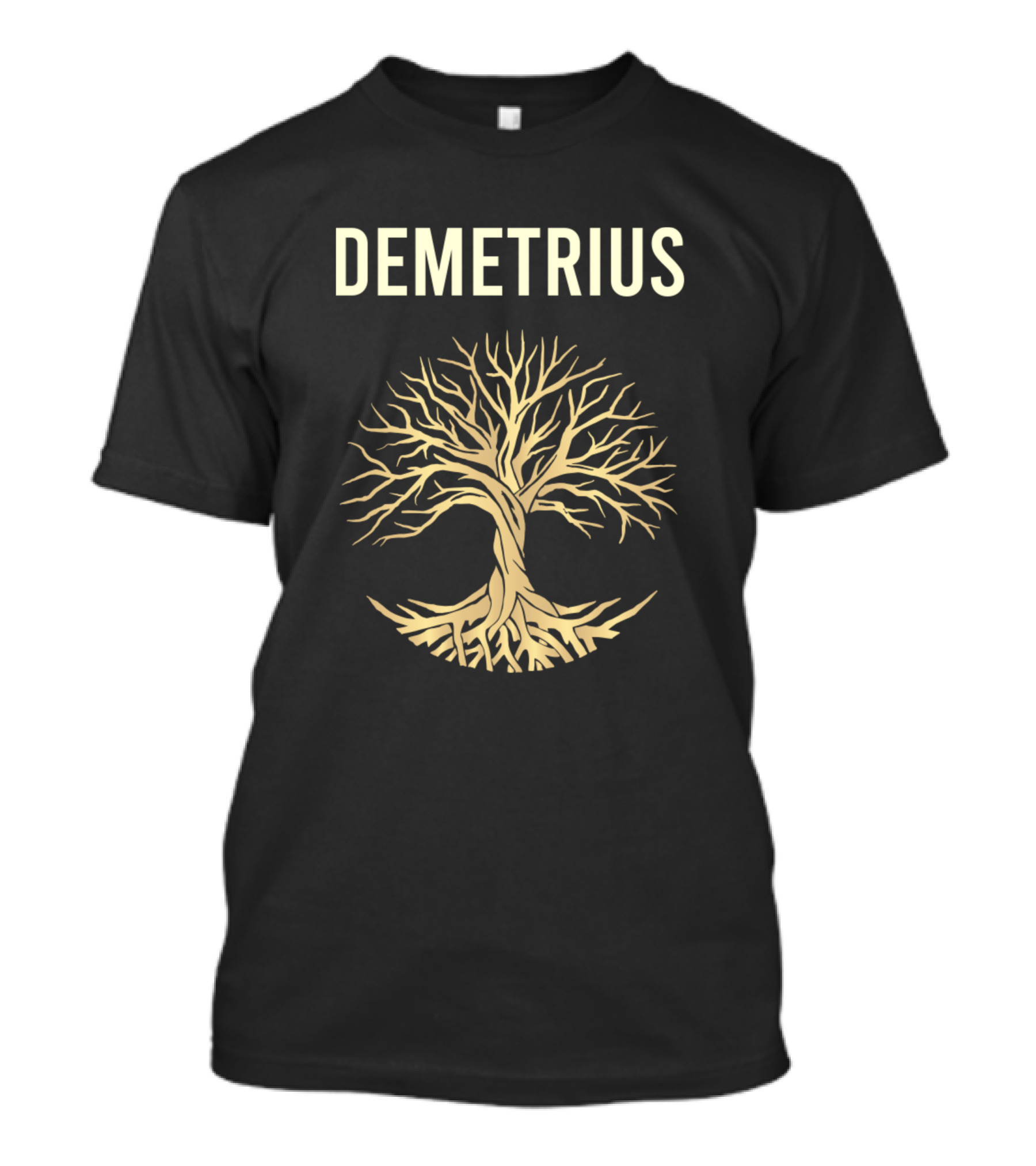 Demetrius Golden Tree Of Life T-Shirt