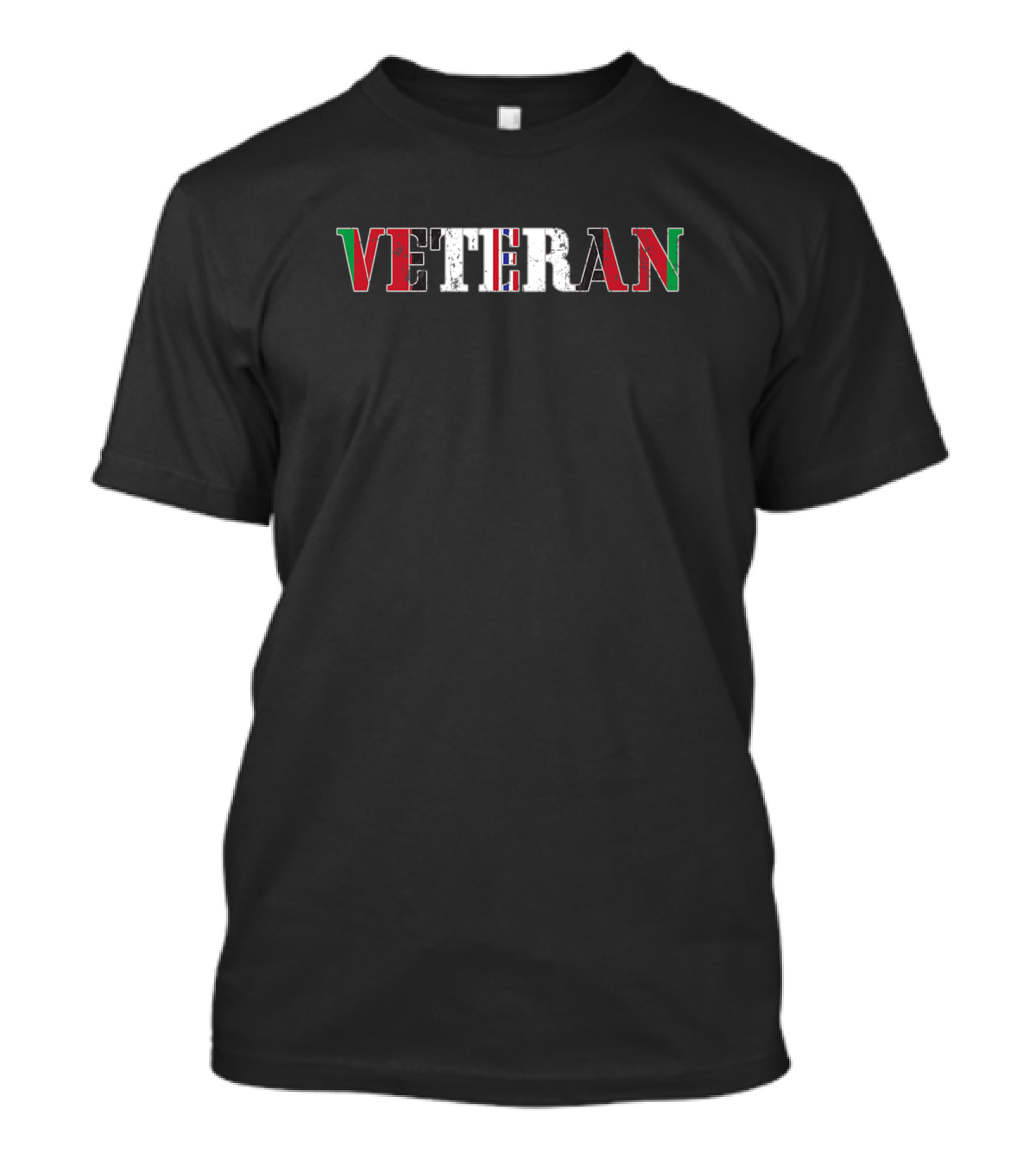 Veteran Afghanistan Campaign Flag Colors T-Shirt