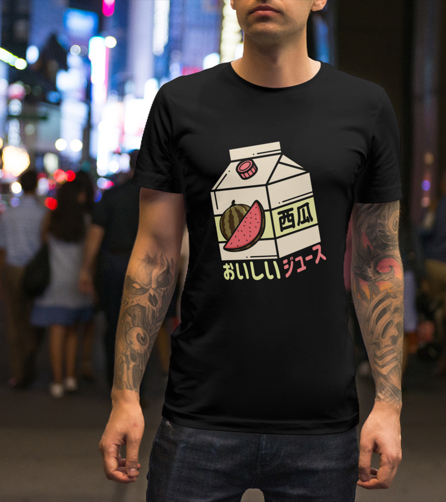 Watermelon Juice Japanese Aesthetic T-Shirt
