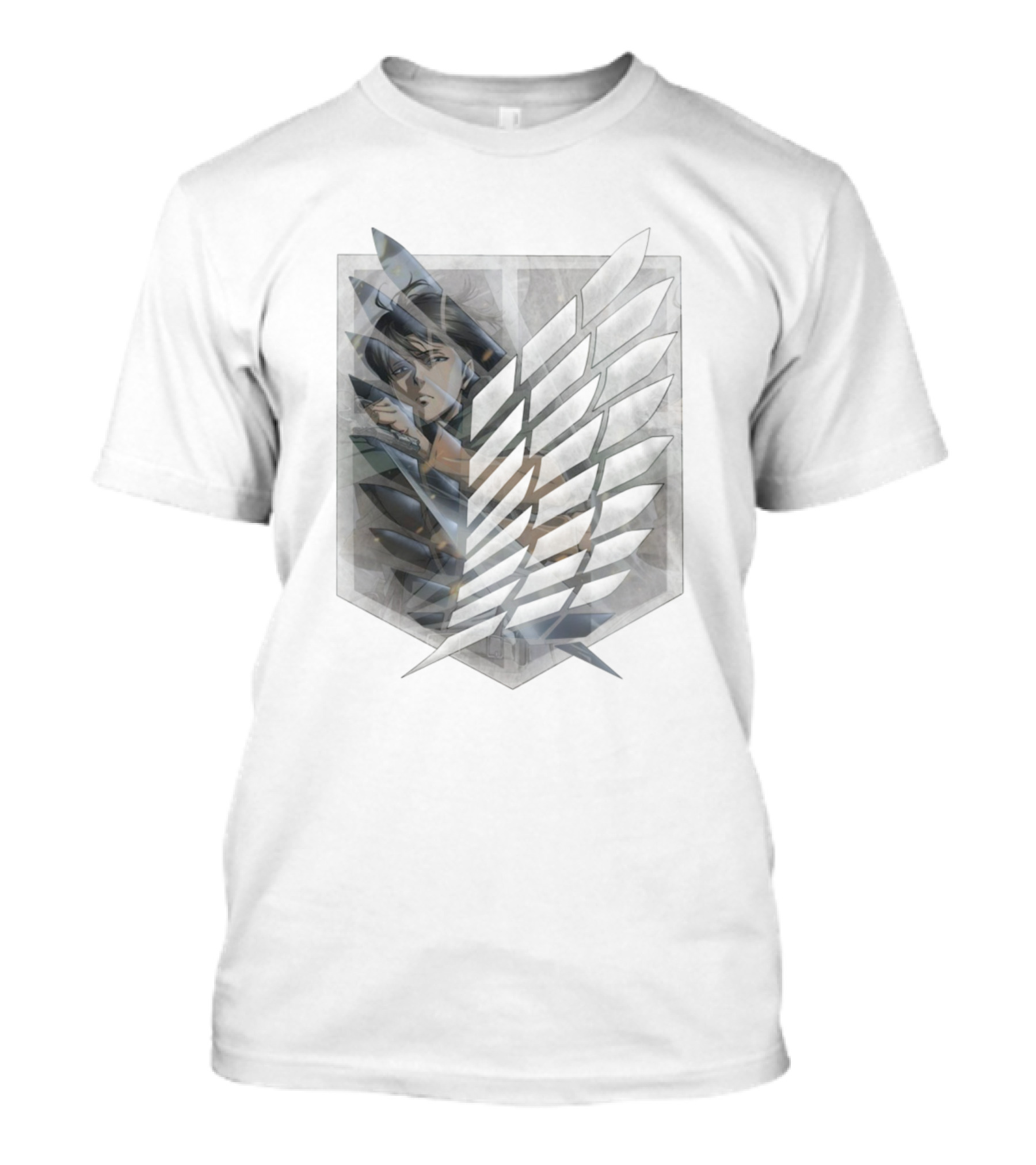 Levi Ackerman Scout Regiment Wings Attack On Titan T-Shirt