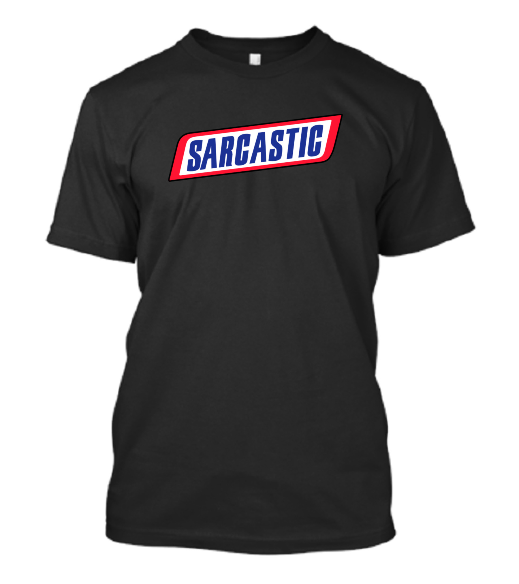 Snickers Logo Parody: Sarcastic Humor T-Shirt