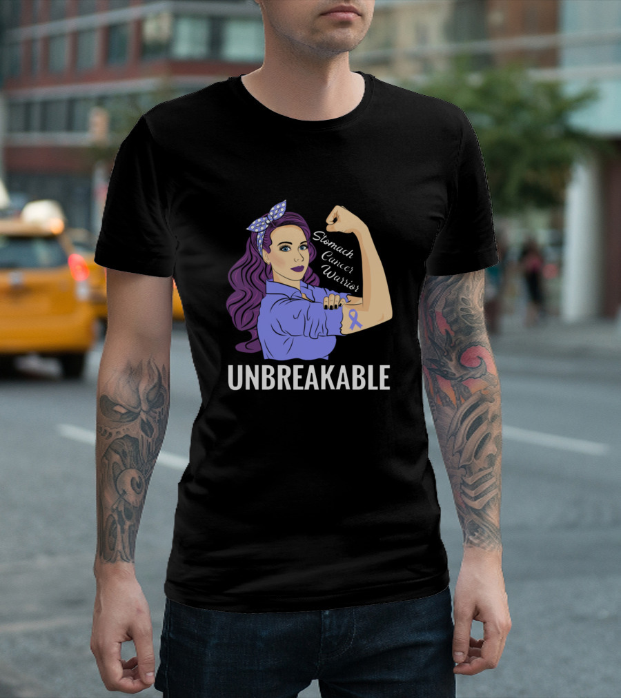 Unbreakable Stomach Cancer Warriors T-Shirt