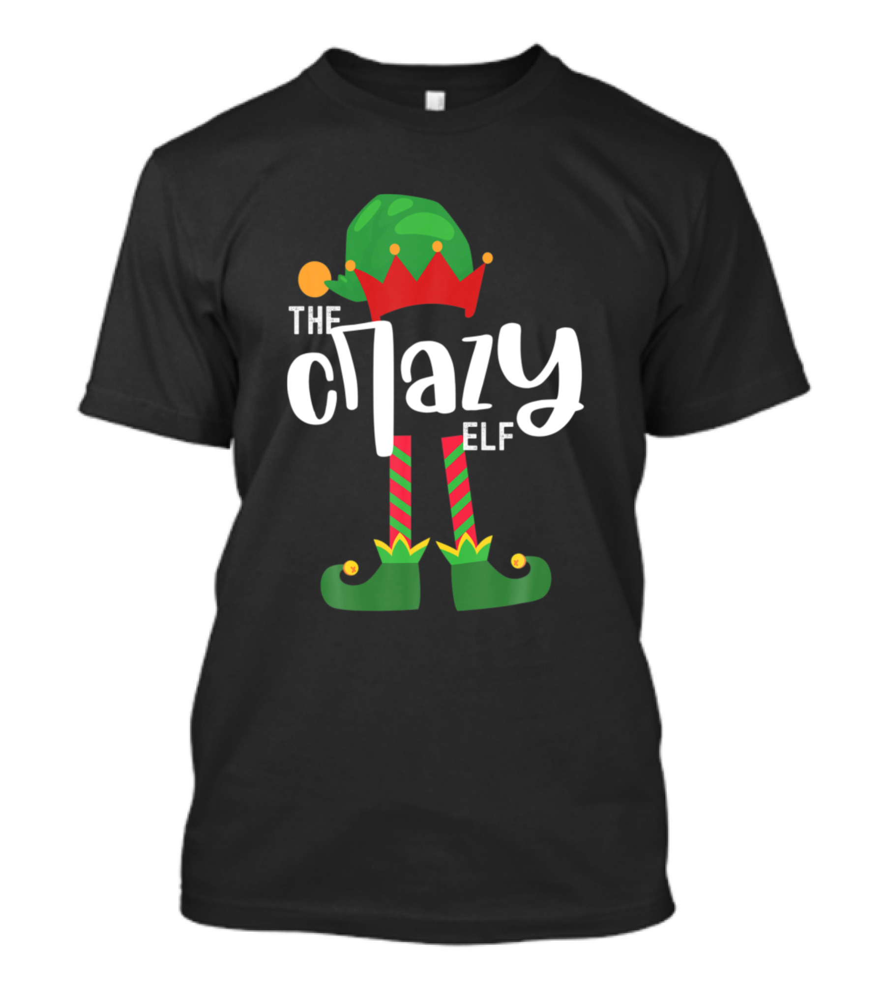 The Crazy Elf Matching Family Christmas Party T-Shirt