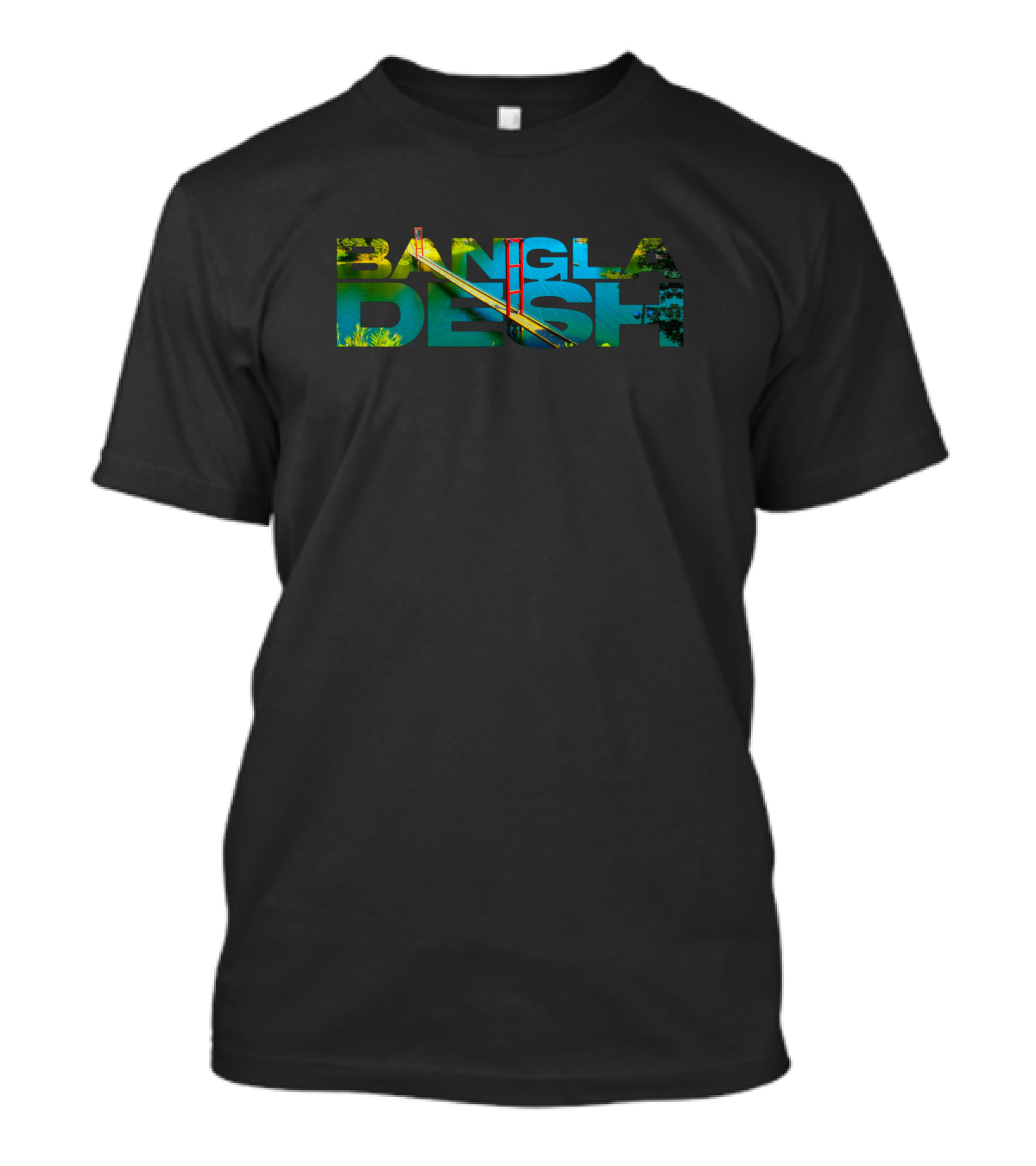 Bangladesh Hanging Bridge Rangamati Chattogram T-Shirt