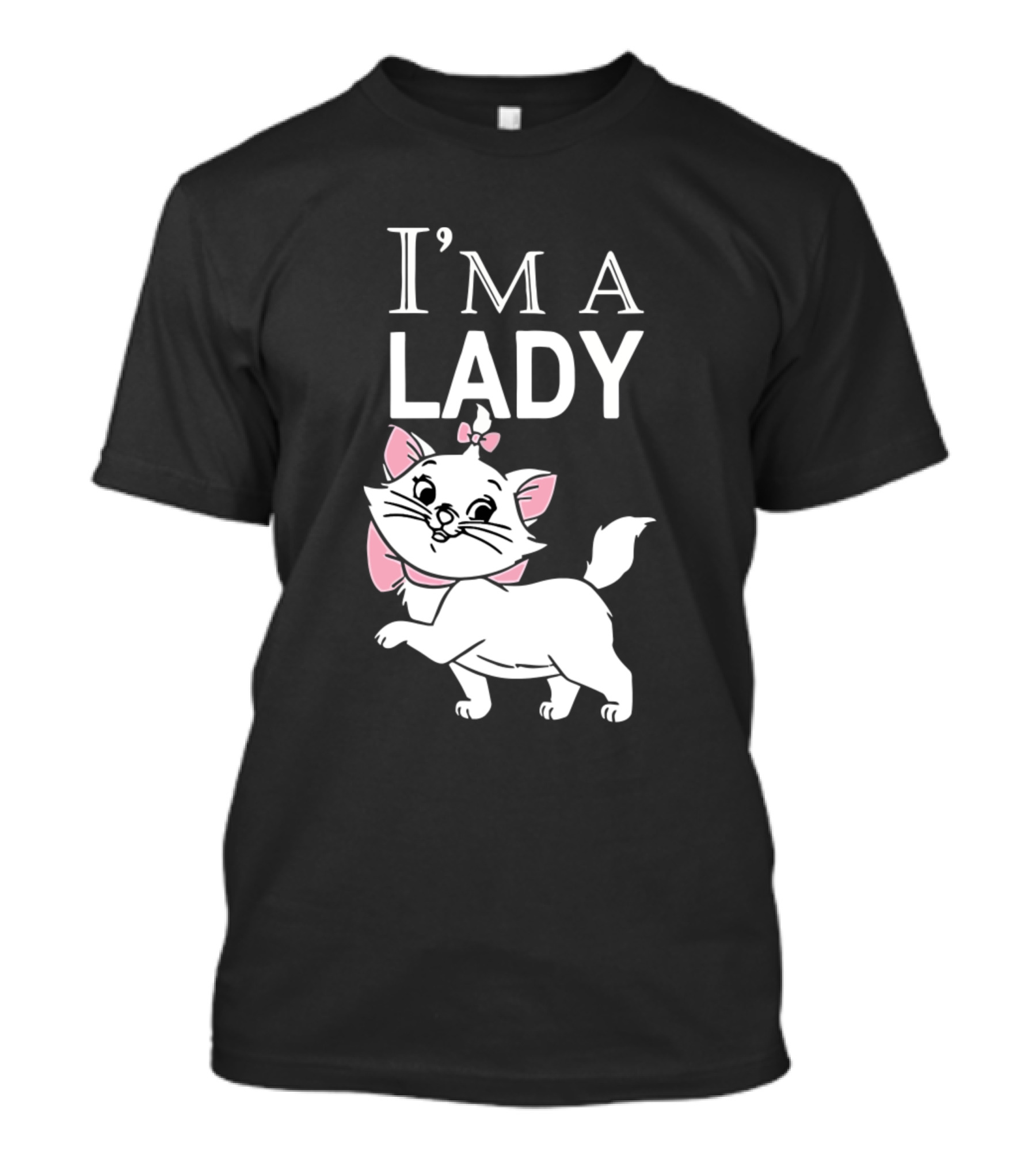 I'm A Lady Aristocats Cat Racerback T-Shirt