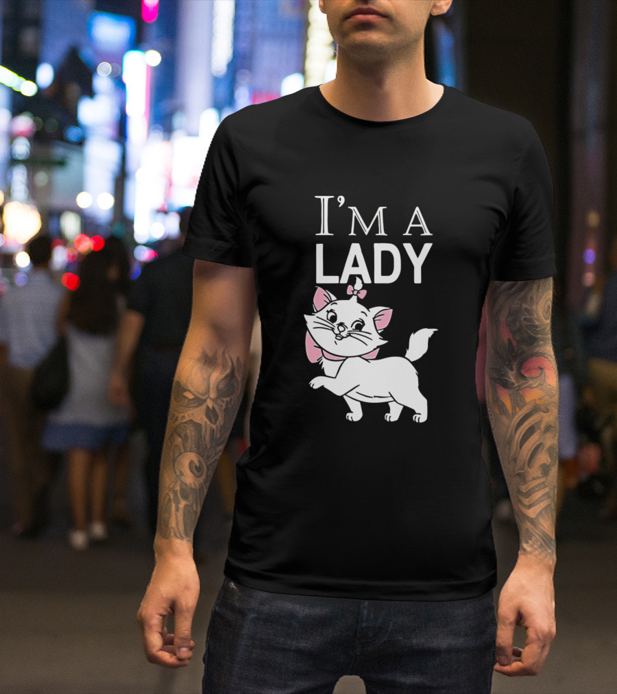 I'm A Lady Aristocats Cat Racerback T-Shirt