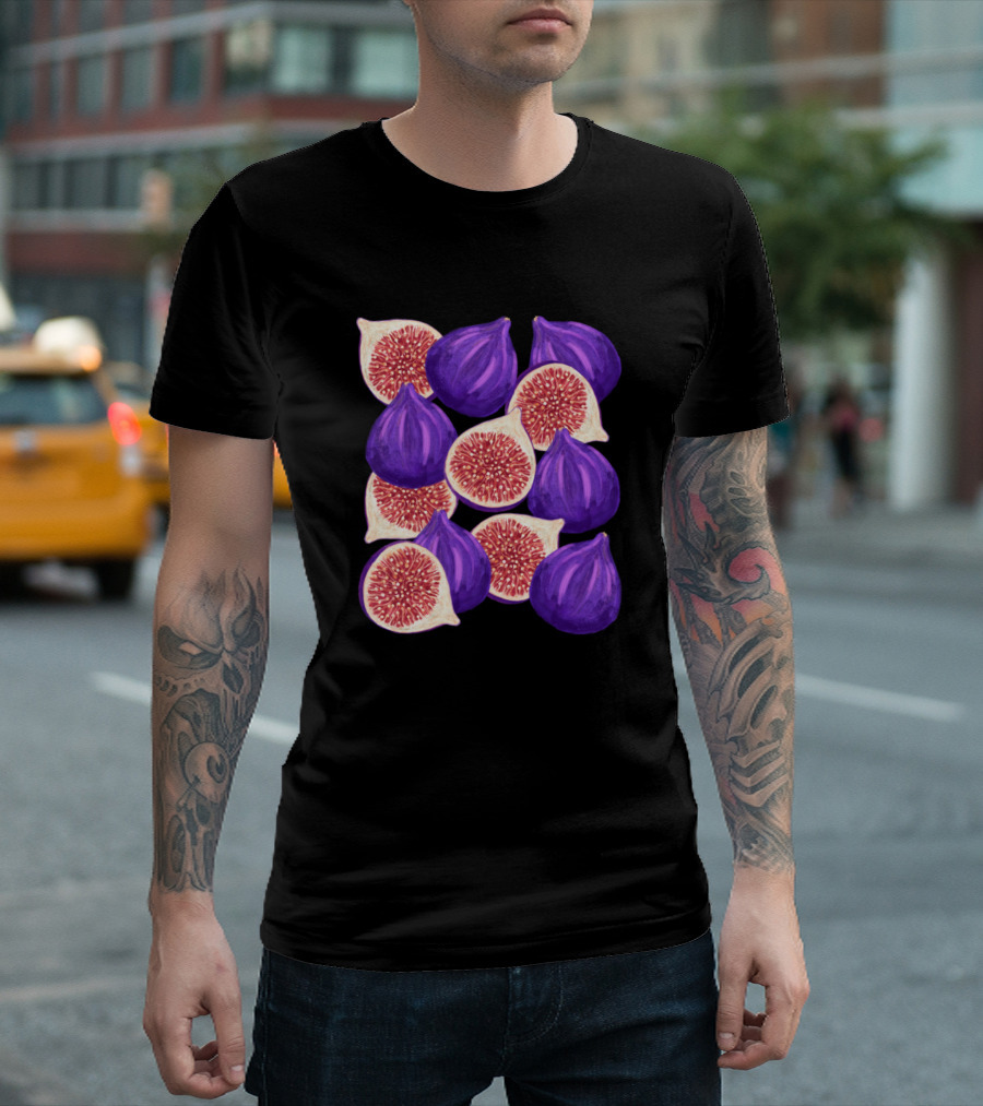 Purple Figs Fruit T-Shirt