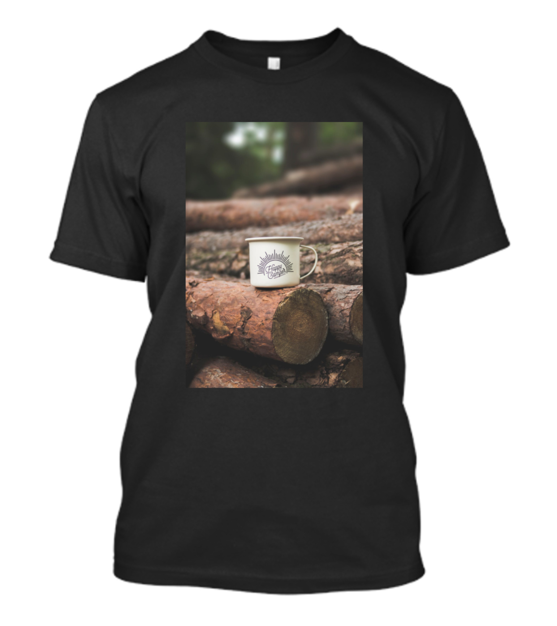 Happy Camper The Cup Outdoor Adventure Mug T-Shirt
