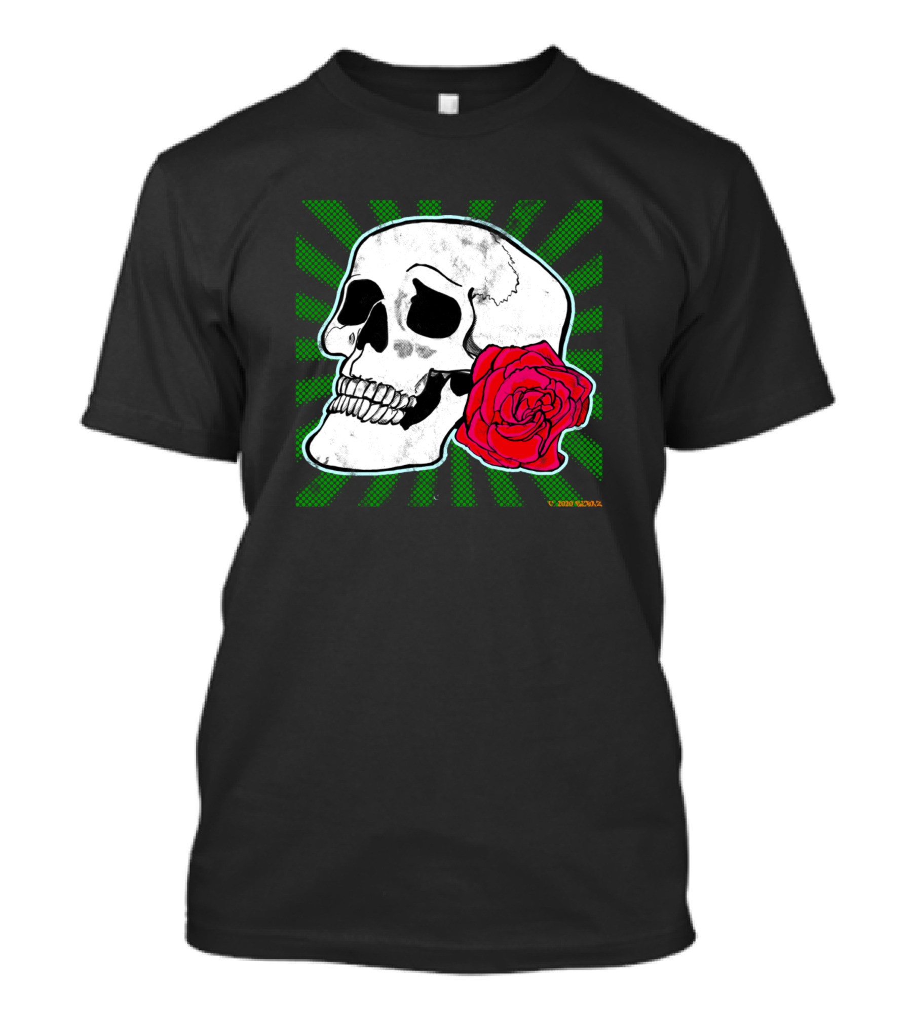 Traditional Skull And Rose Tattoo Sugimura 2009 T-Shirt