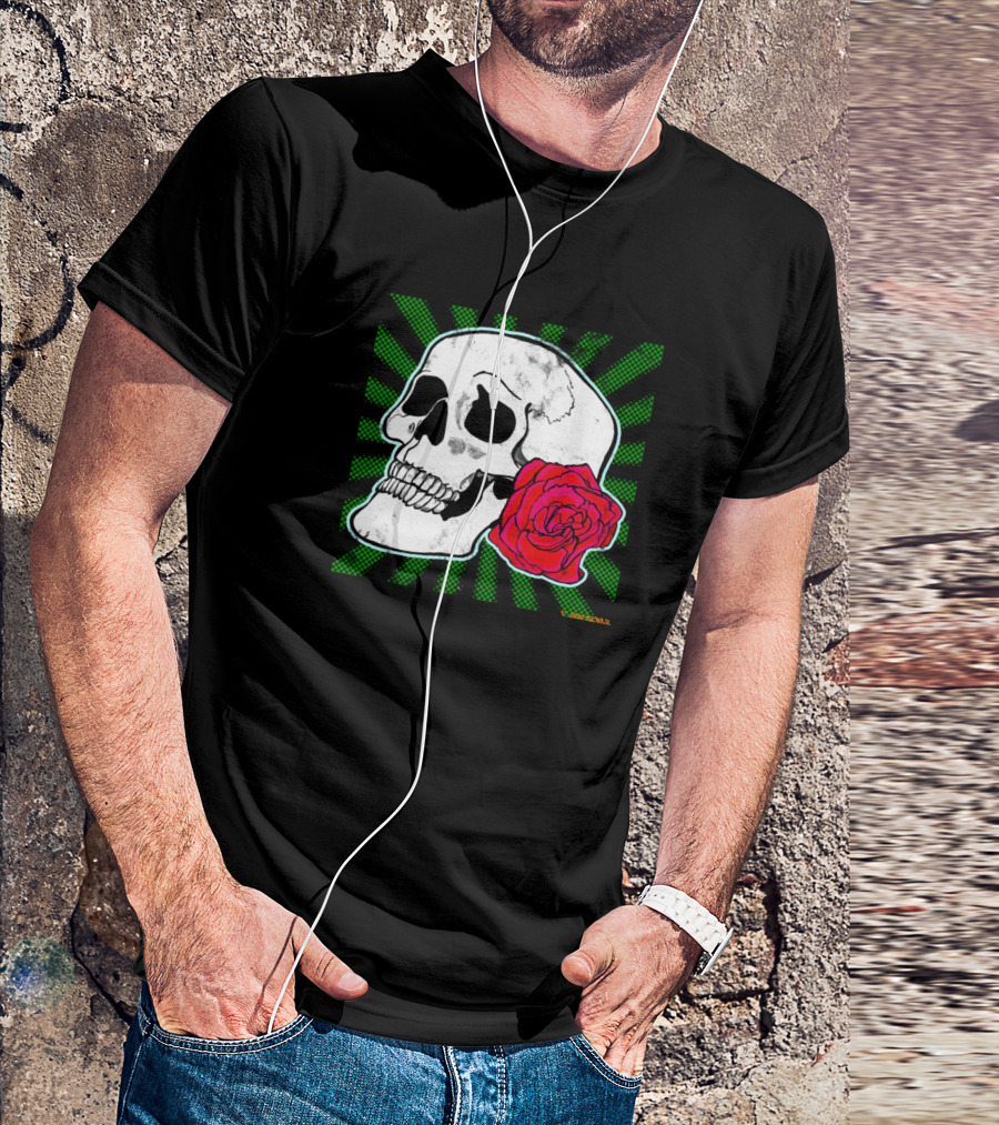 Traditional Skull And Rose Tattoo Sugimura 2009 T-Shirt