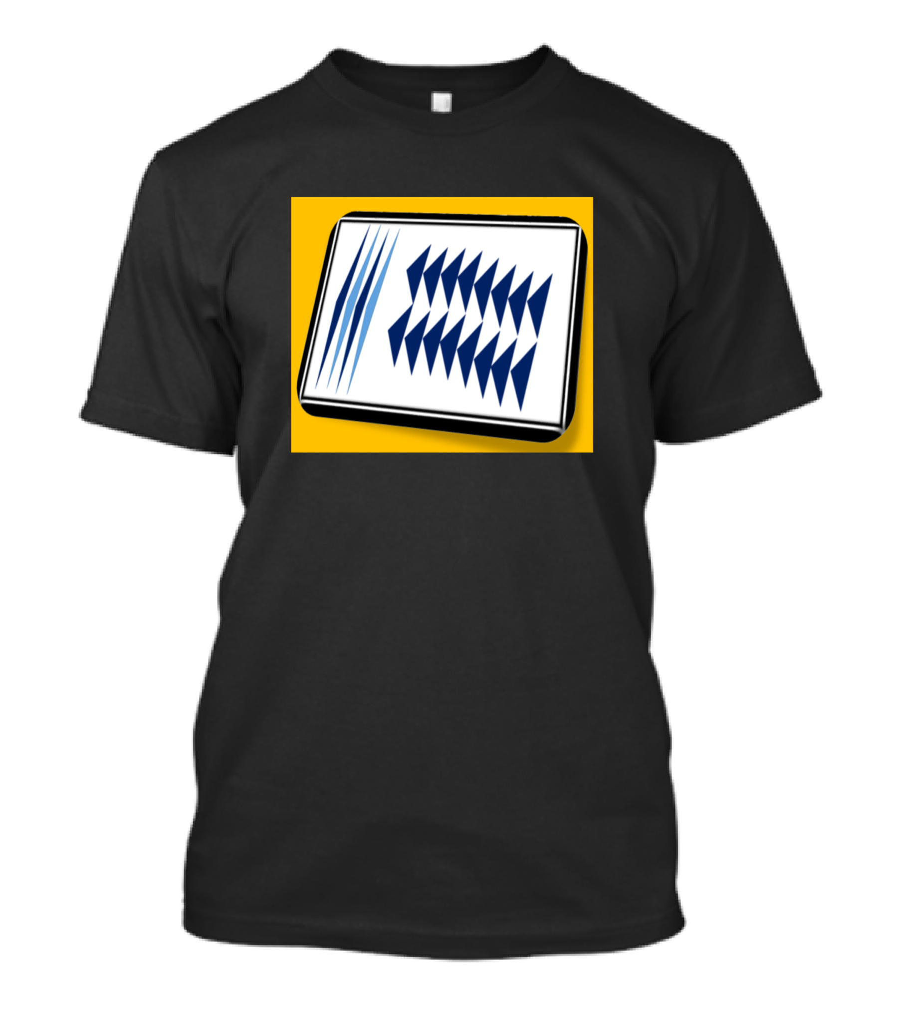 Abash Terra Nightblue Geometric Pattern T-Shirt