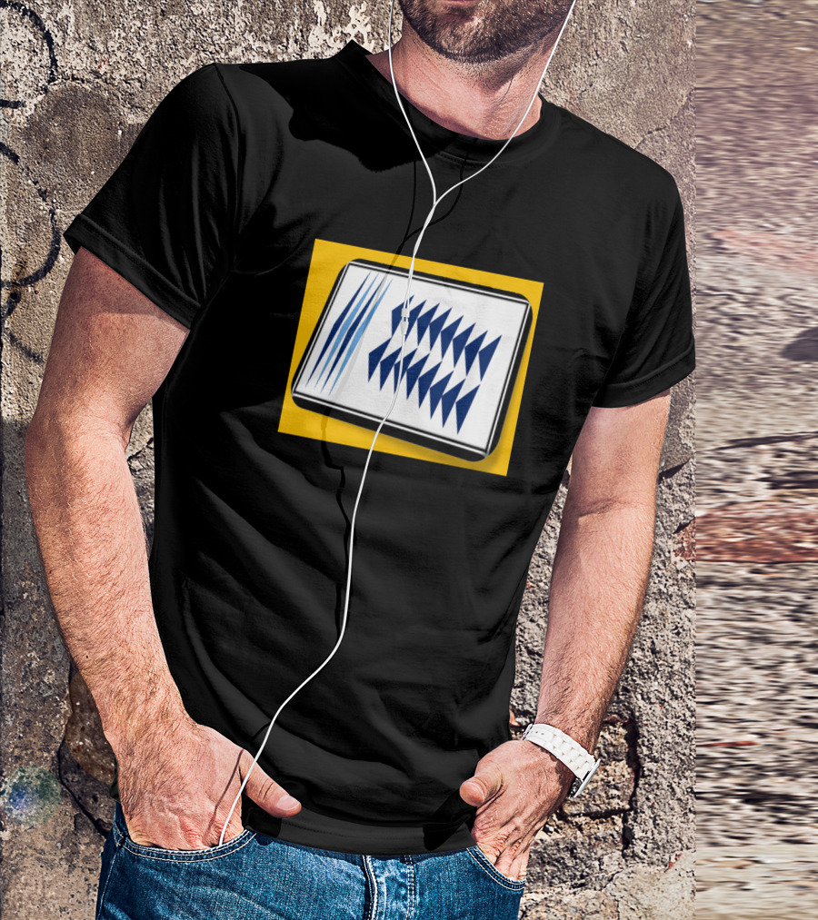 Abash Terra Nightblue Geometric Pattern T-Shirt