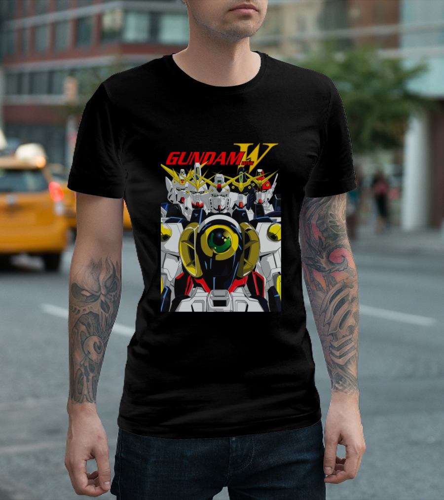 Mobile Suit Gundam Wing Mecha Compilation T-Shirt