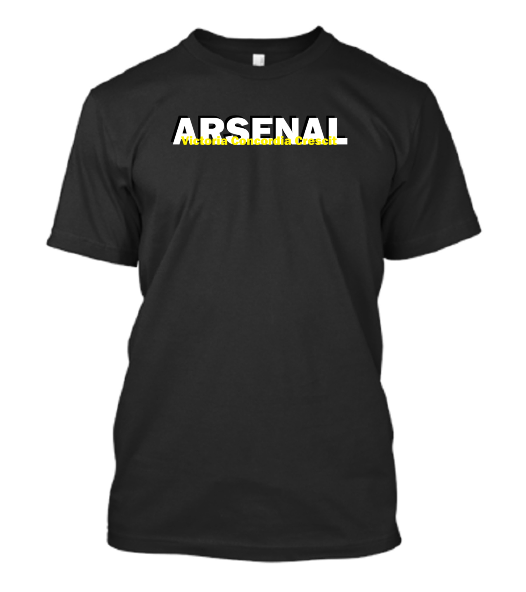 Arsenal Victoria Concordia Crescit Football Club Motto T-Shirt