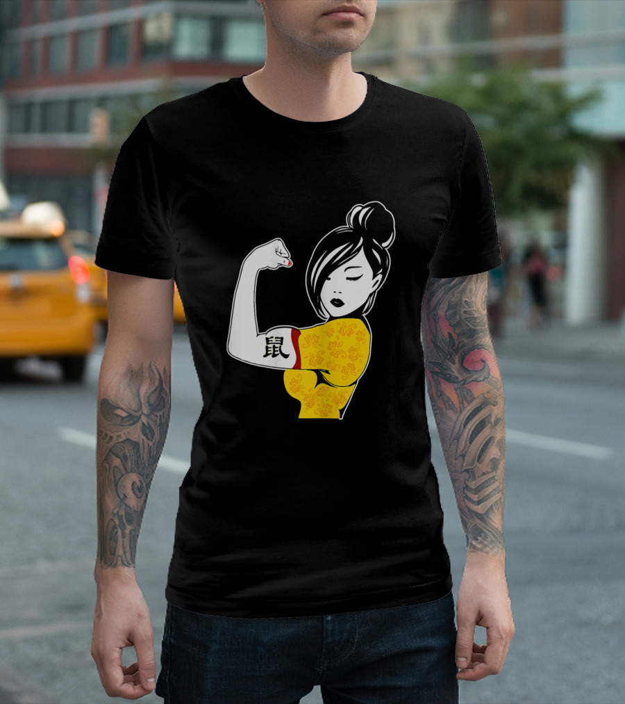 Chinese Woman Year of the Rat Tattoo New Year T-Shirt