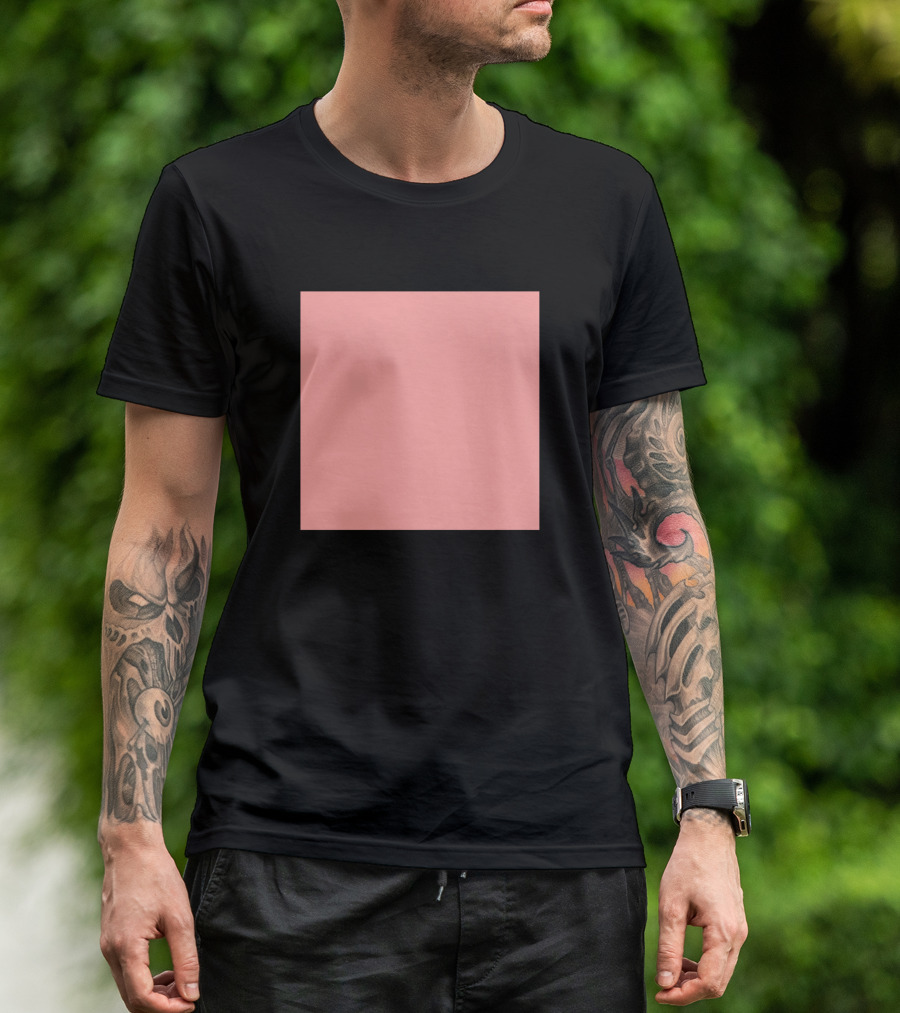 Color Coral Square T-Shirt