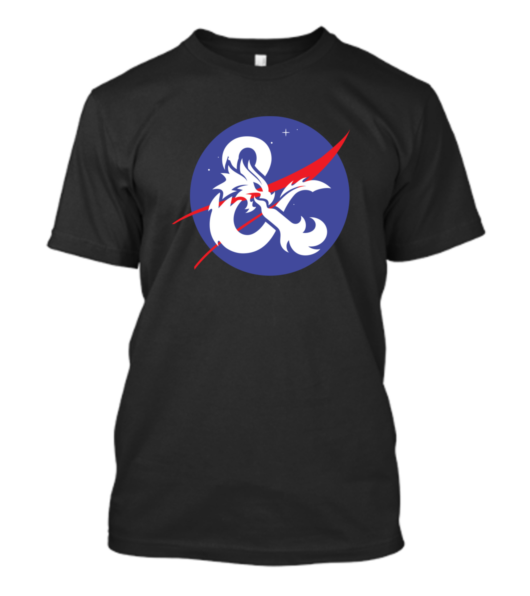 Dungeons And Dragons NASA Dragon Ampersand T-Shirt