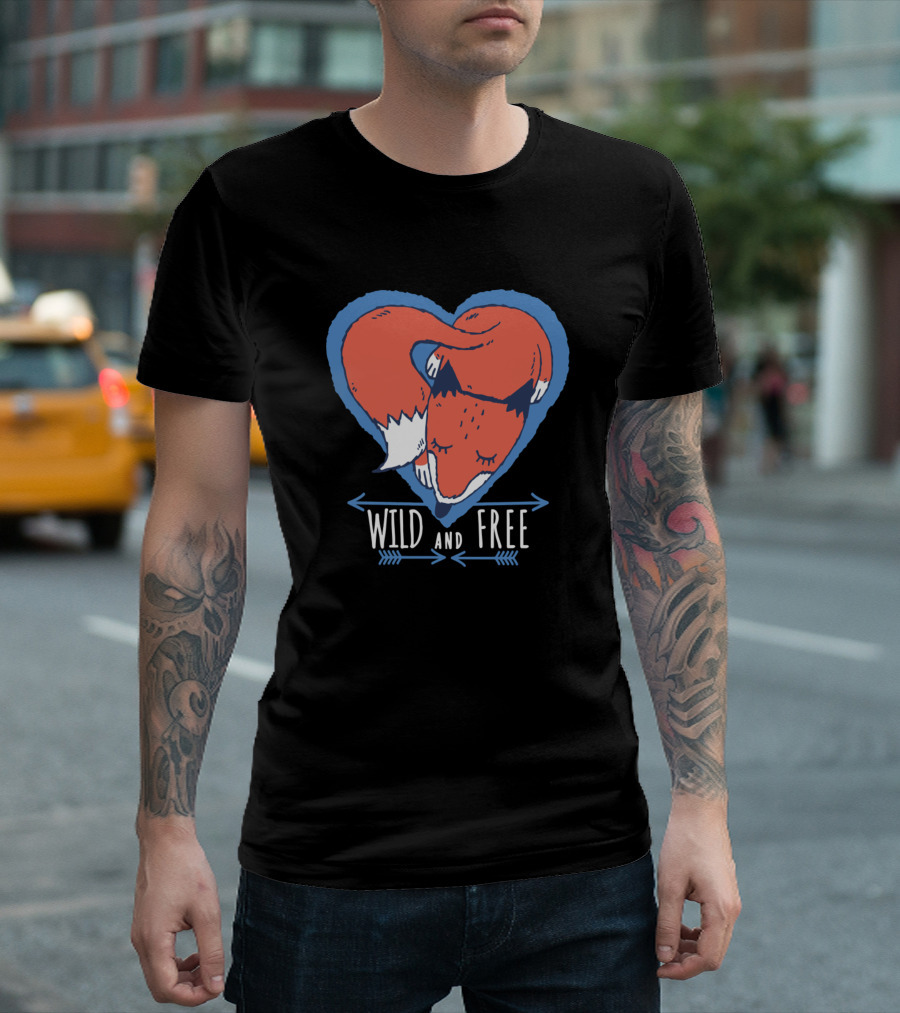Wild And Free Fox Wild Life T-Shirt