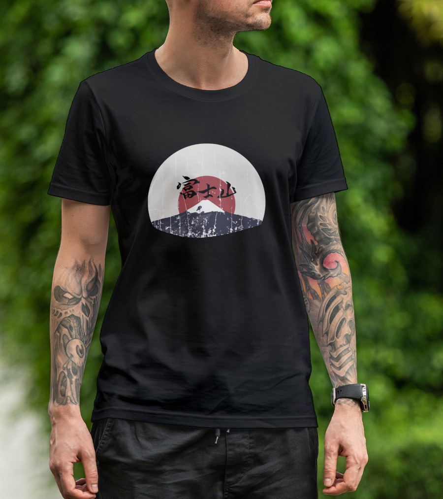 Fuji San Mount Fujisan Japanese Sunrise T-Shirt