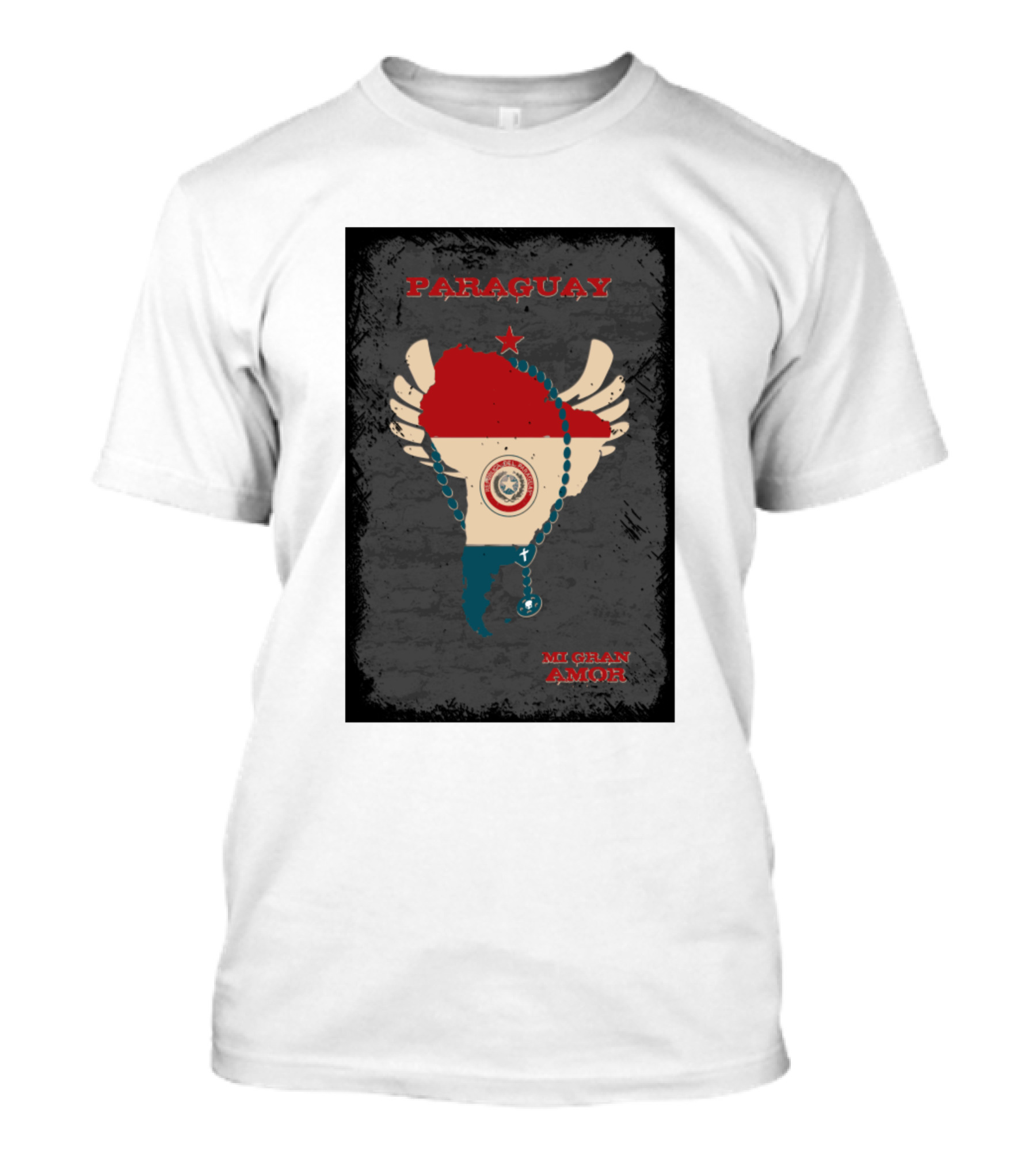 PARAGUAY MI GRAN AMOR FLAG SYMBOLS T-Shirt