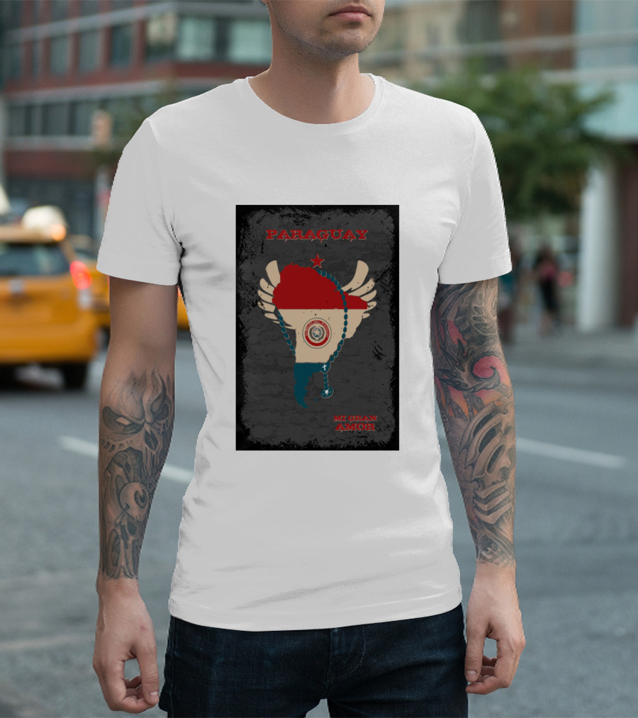 PARAGUAY MI GRAN AMOR FLAG SYMBOLS T-Shirt