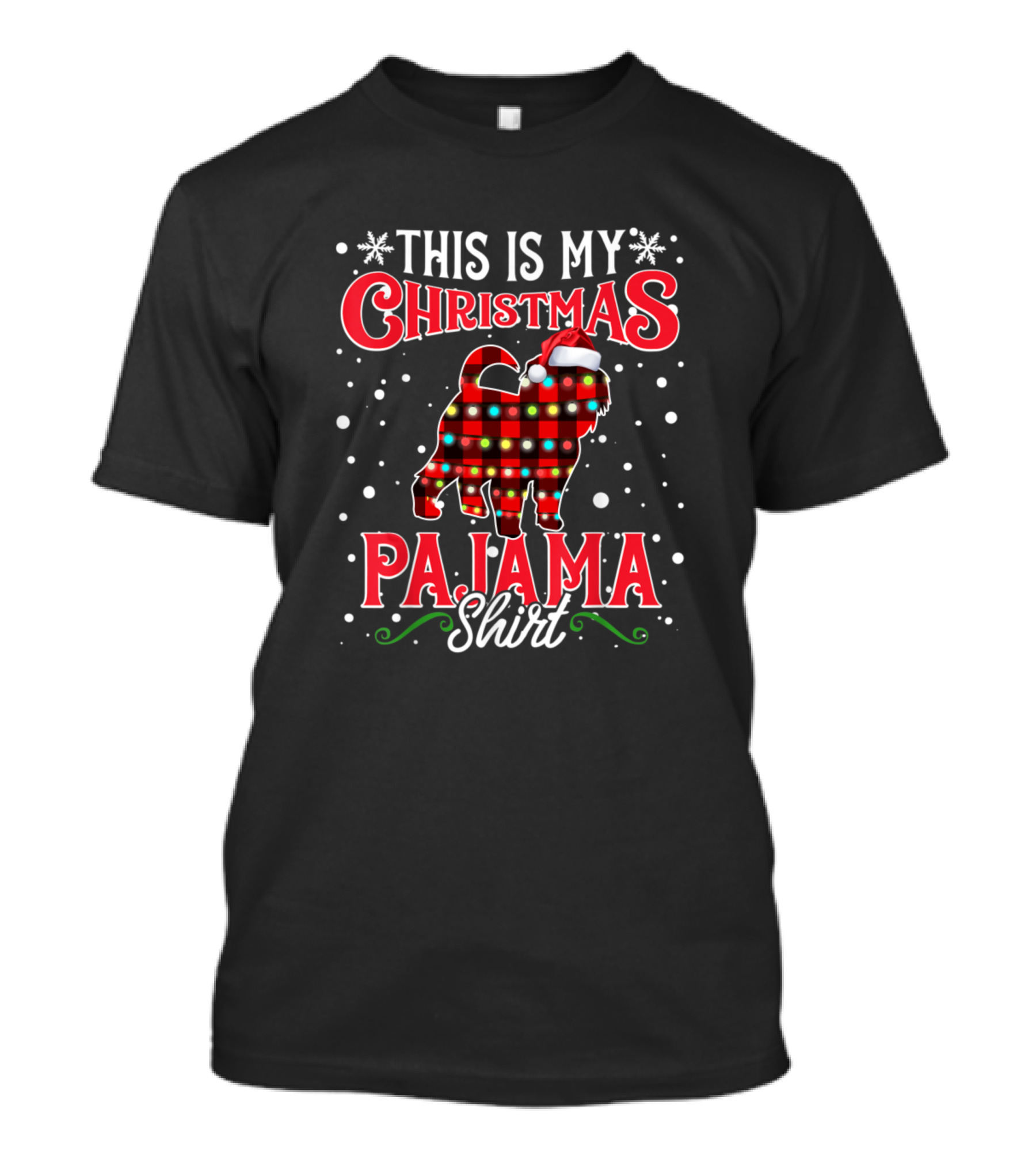 This Is My Christmas Pajama Shirt Affenpinscher T-Shirt