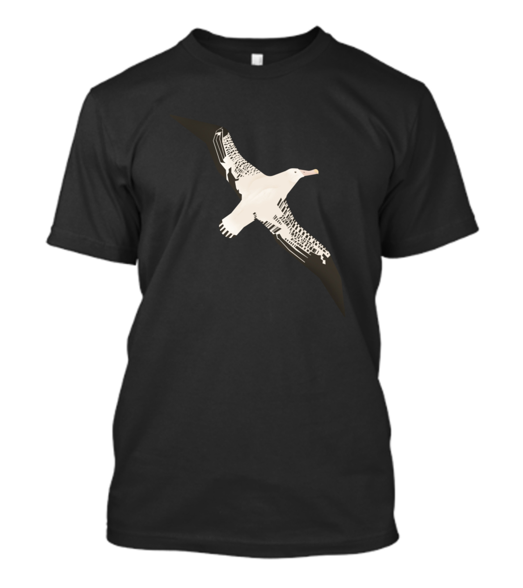 Wandering Albatross In Flight Over T-Shirt