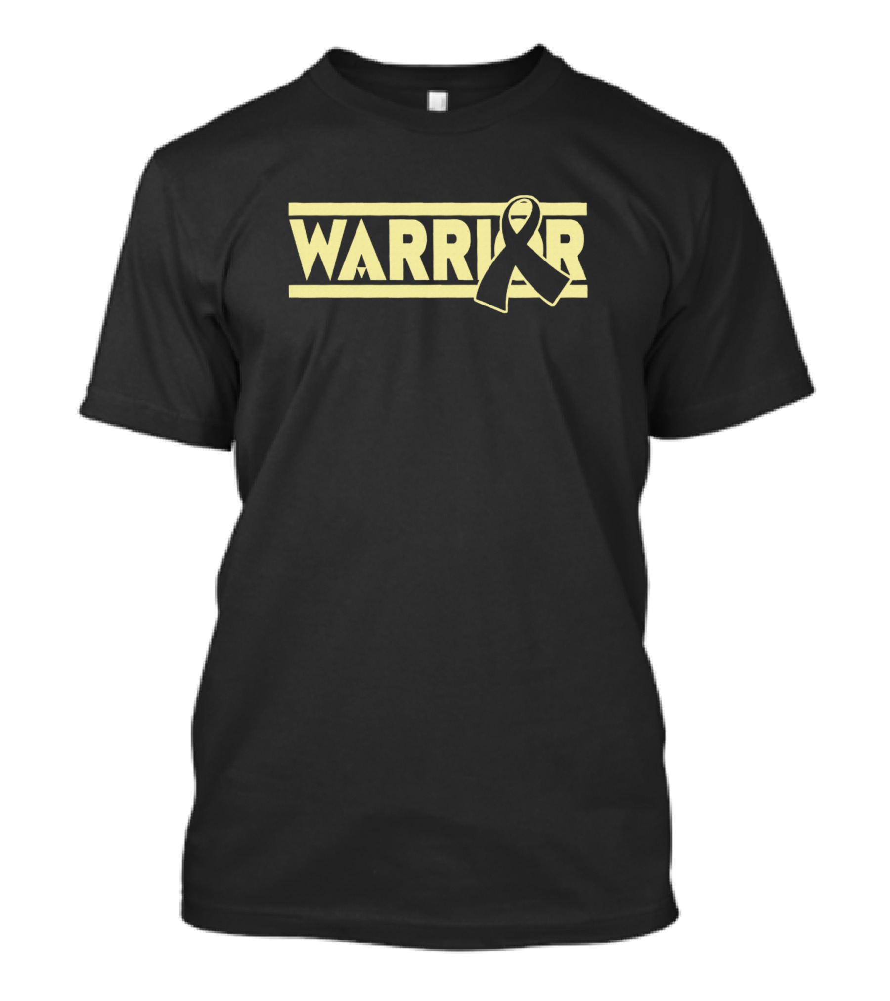 Warrior Spina Bifida Awareness Ribbon Yellow T-Shirt