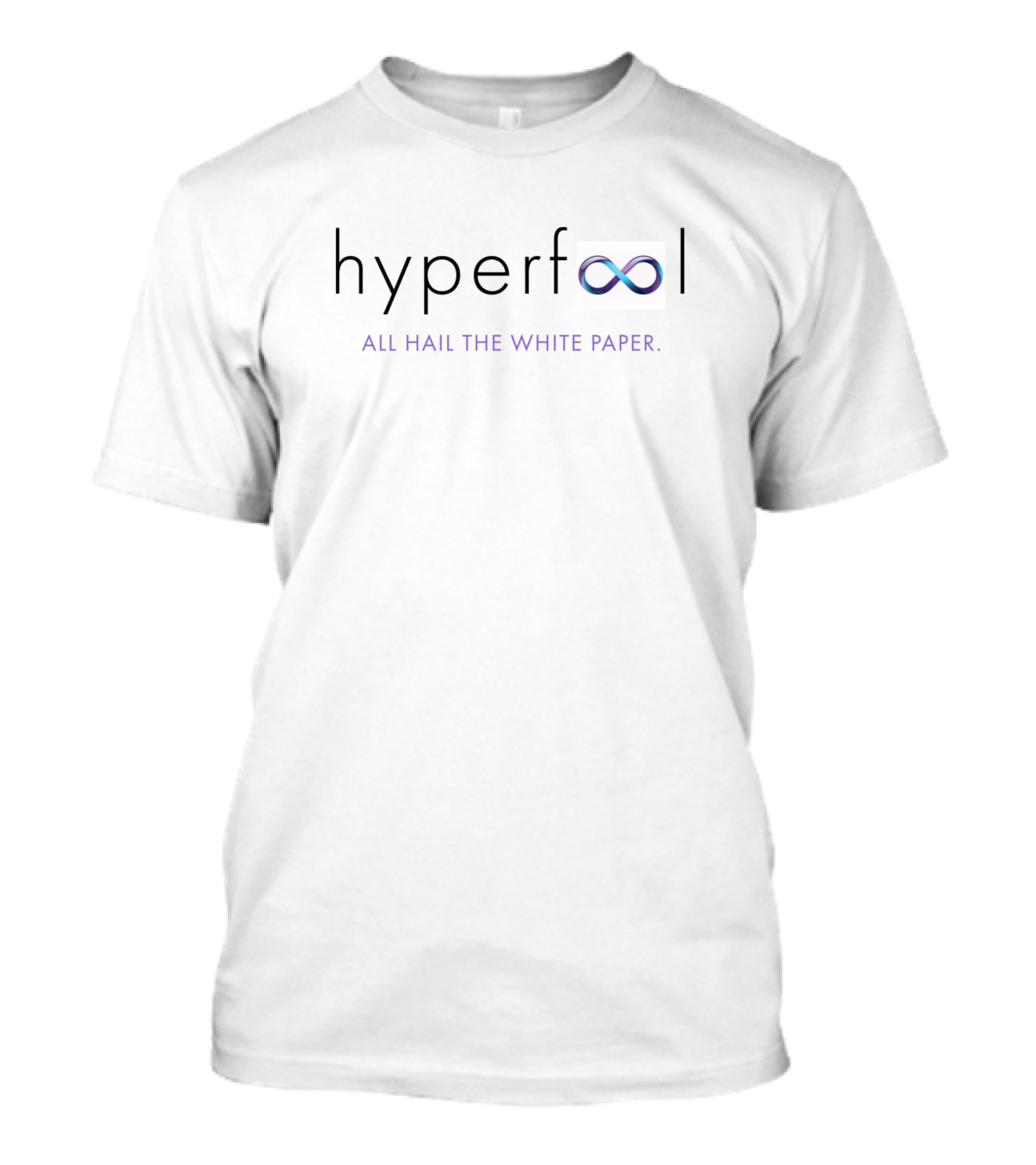 Hyperfool All Hail The White Paper Infinity T-Shirt