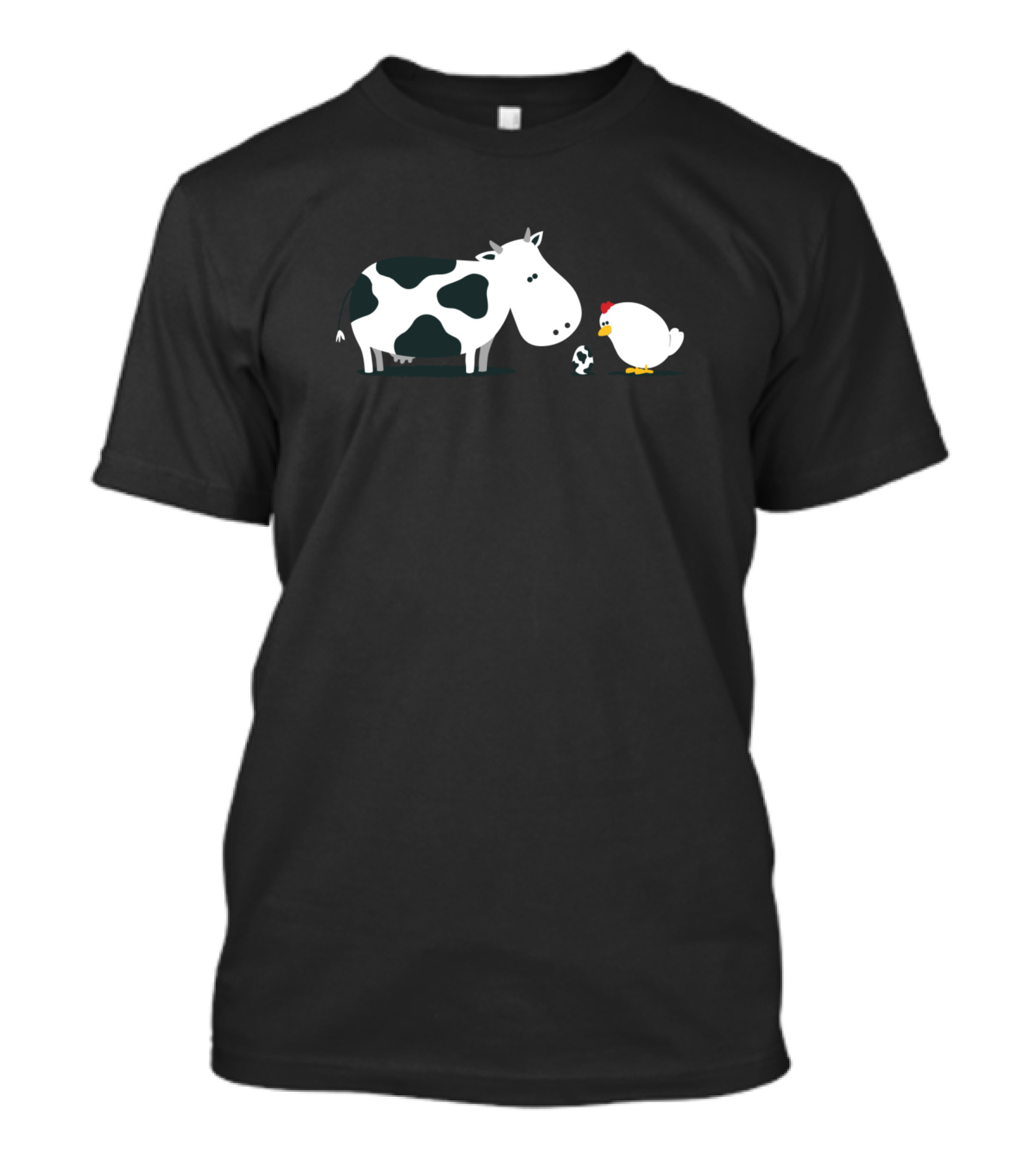 A Birth Day Cow And Chicken With Egg T-Shirt
