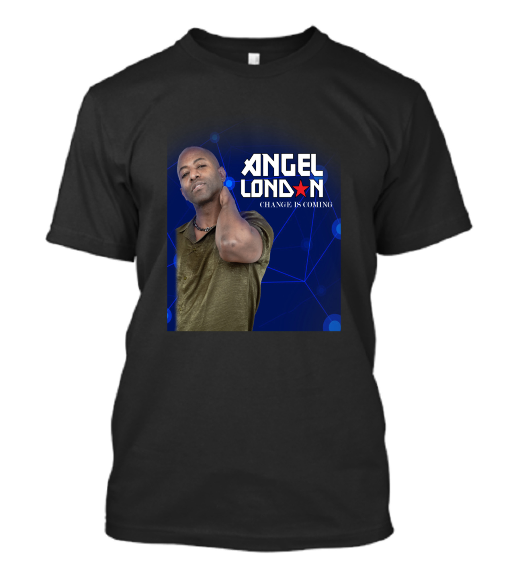 Angel London Change Is Coming Kasalsa Music T-Shirt