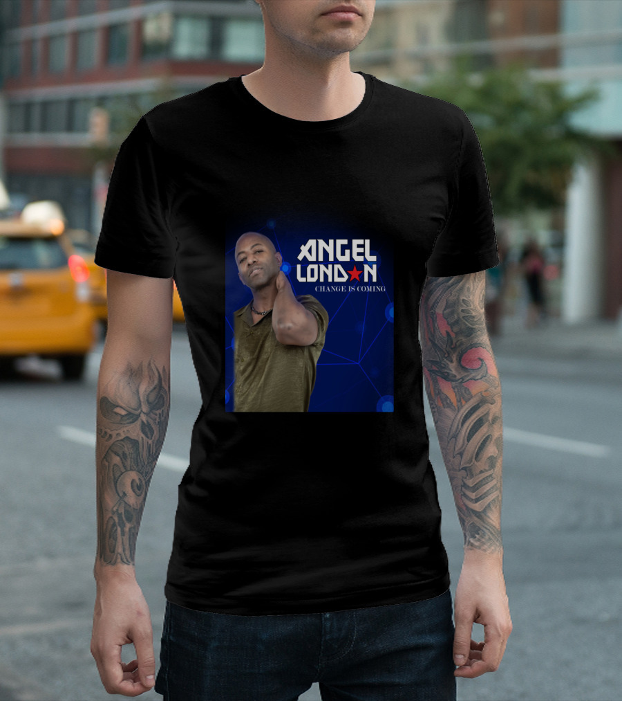 Angel London Change Is Coming Kasalsa Music T-Shirt