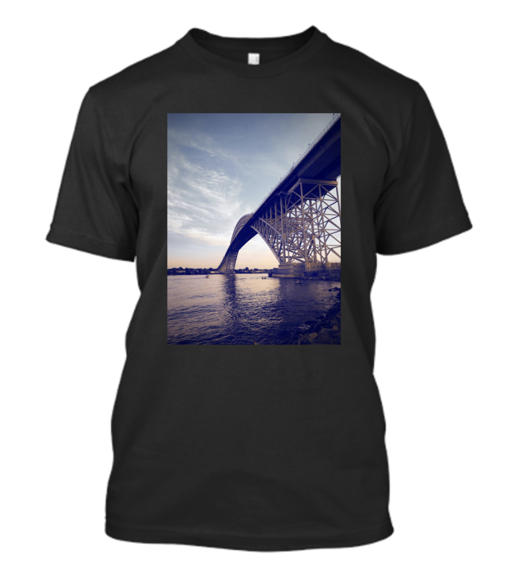 Bayonne Bridge Scenic View Historic Iconic Landmark Architecture T-Shirt