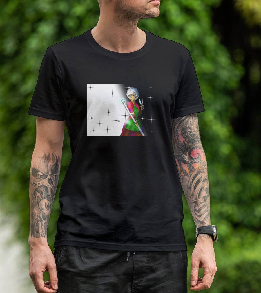 Cute Anime Elf Wizard For DnD Enthusiasts And Fans T-Shirt