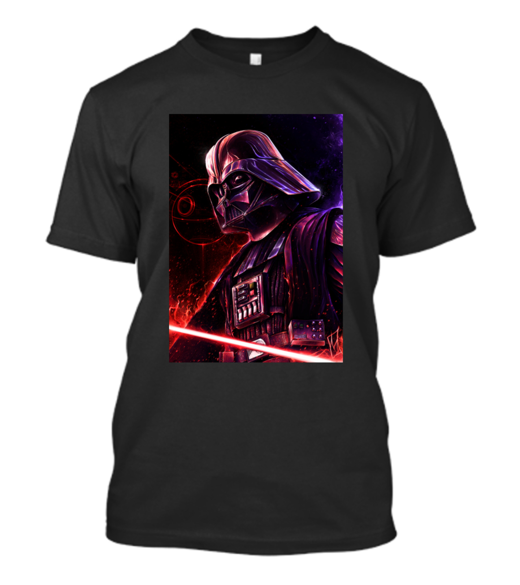 Darth Vader Star Wars Sith Lord Red Lightsaber Cosmic T-Shirt