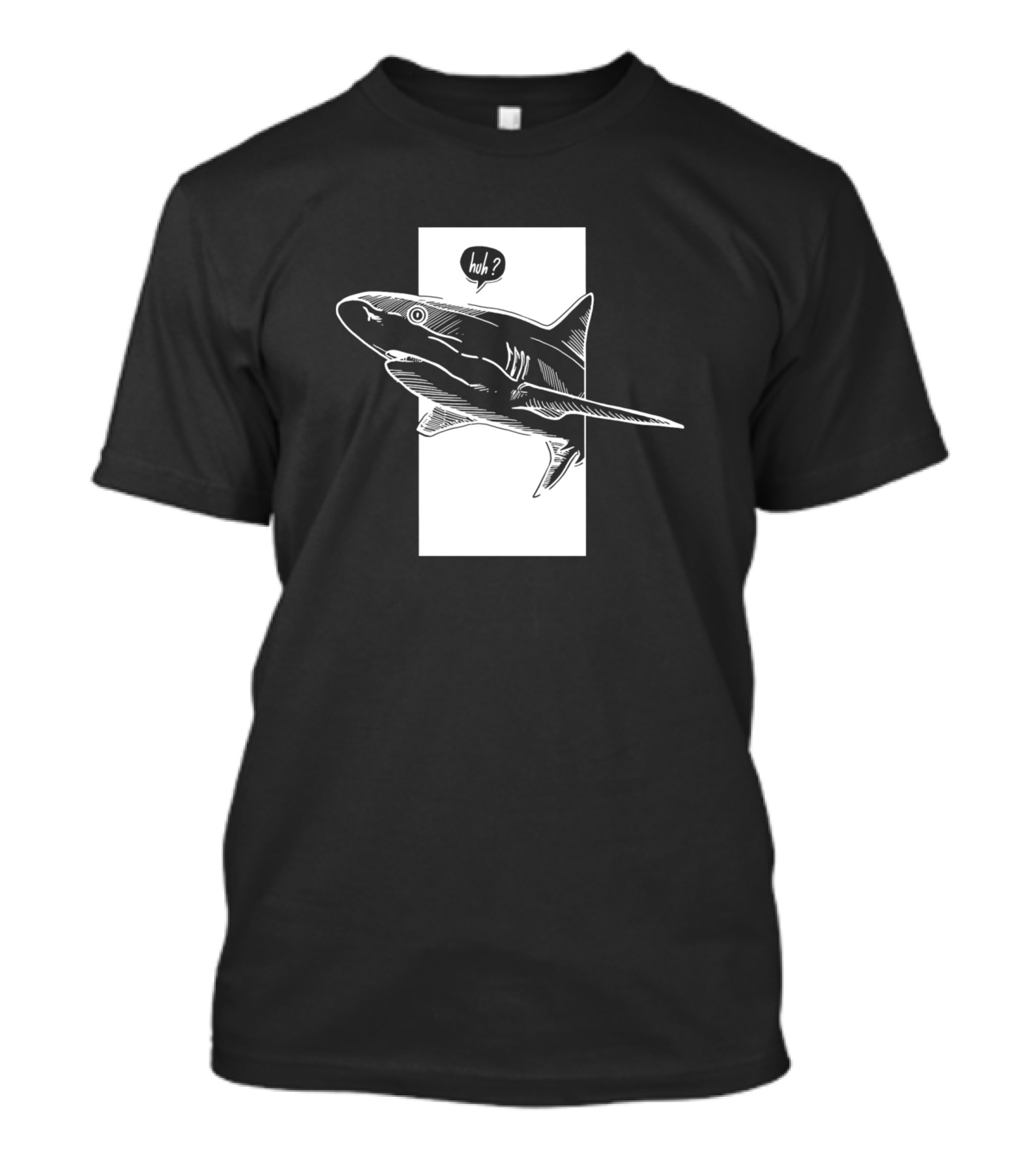 Huh Shark Predator Swimming With Confused Expression T-Shirt